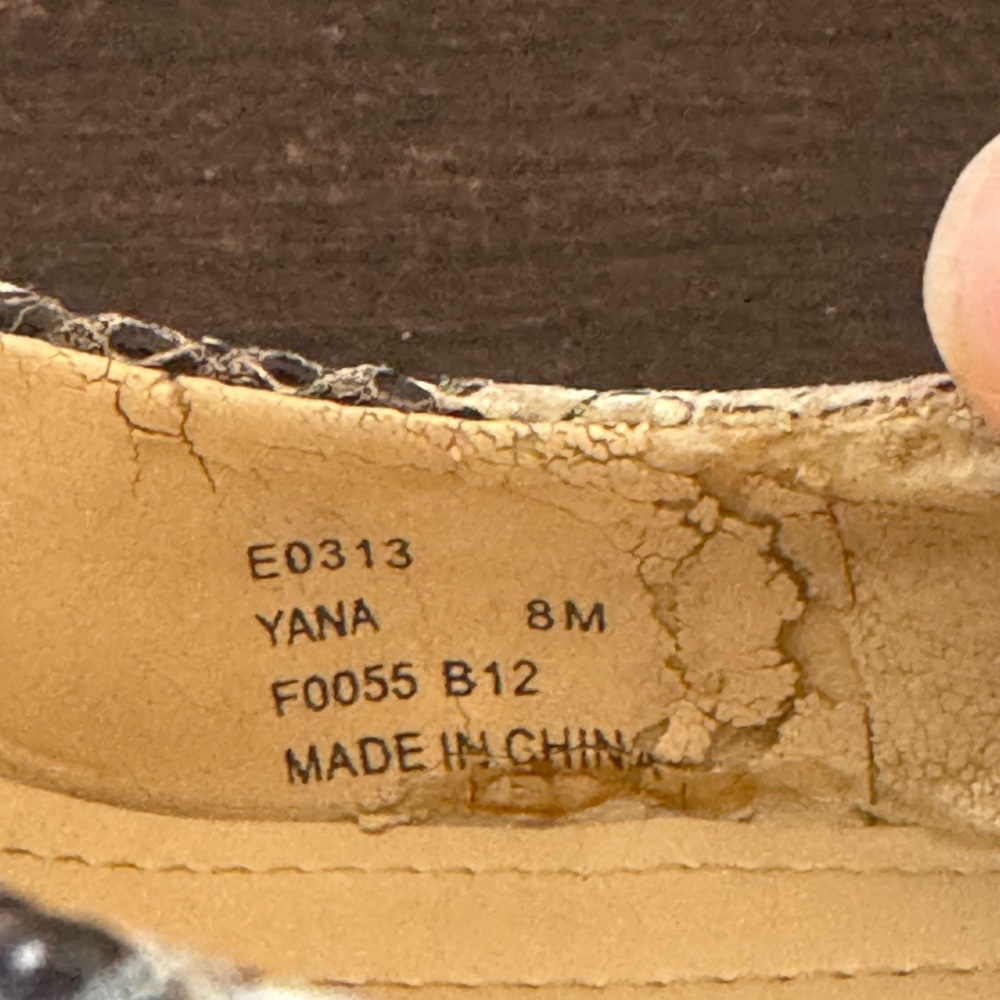 Calvin Klein Yana Wedge Heel Snakeskin print size 8 - Picture 7 of 13